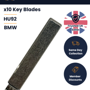 HU92 - BMW - x10 Key Blades