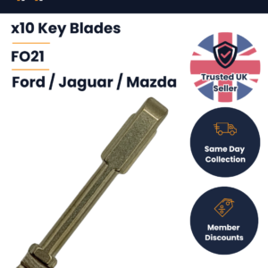 FO21 - Ford / Jaguar / Mazda - x10 Key Blades