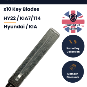 HY22 / KIA7T14 - Hyundai / KIA - x10 Key Blades
