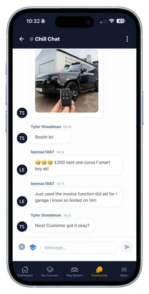 The App community chat